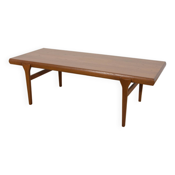 Table basse vintage en teck par Johannes Andersen pour CFC Silkeborg, Danemark, 1960s — Beyit