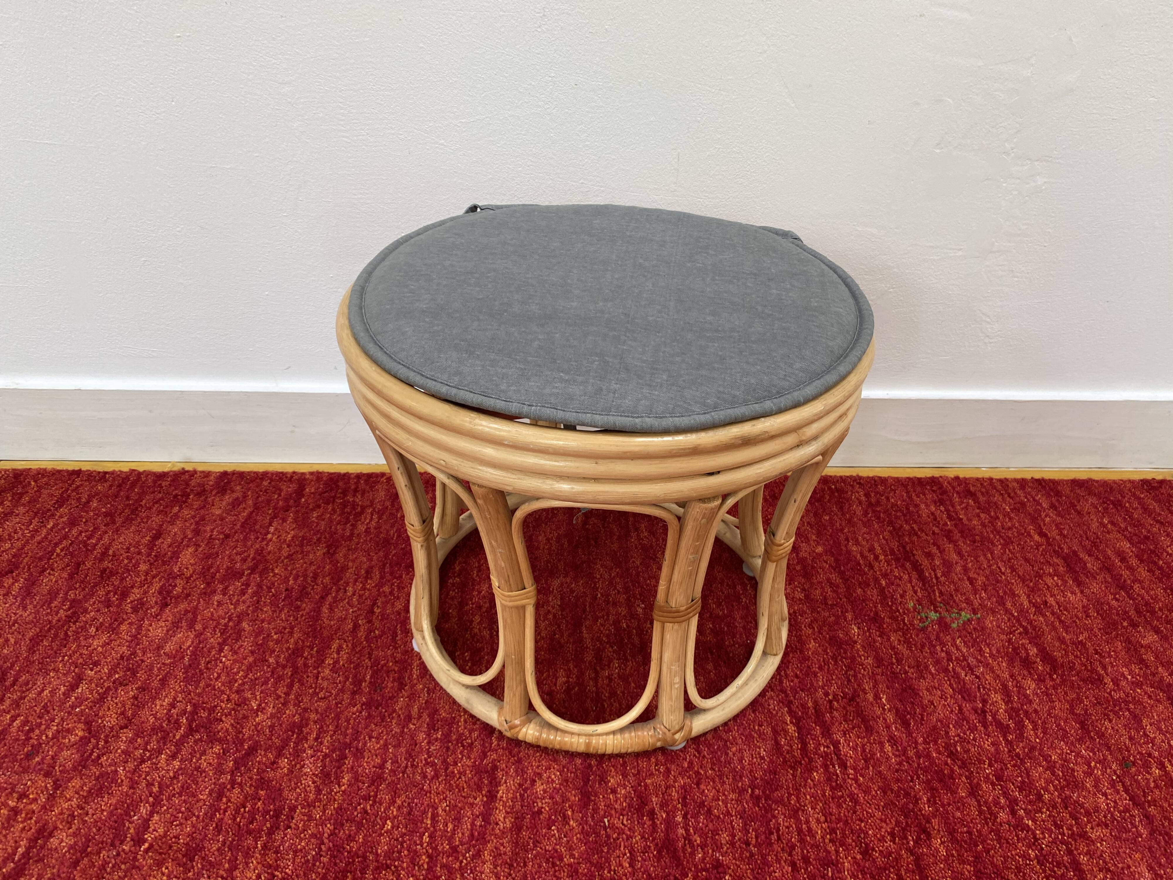 Bamboo stool from the 70s
