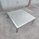Table basse métal poli vintage 1950/1970