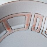 Six hollow plates "Maille" Niderviller, 60s