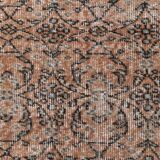 Brunt Orange & Beige Vintage Runner Rug 80x268Cm SK 240825