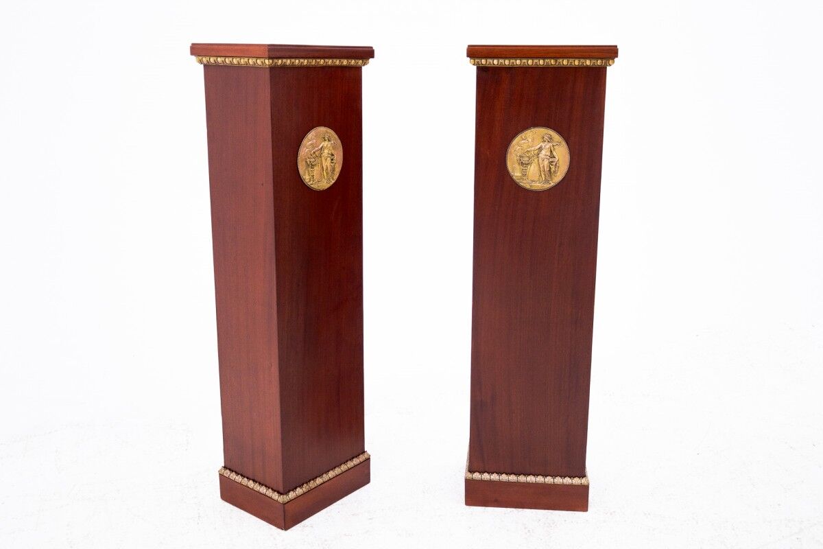 Empire columns, France, ca. 1880.