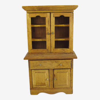 Antique wooden sideboard for doll