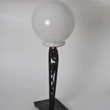 Art Nouveau globe lamp