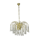 Chandelier vintage Murano glass Teardrop of Paolo Venini 1970 s