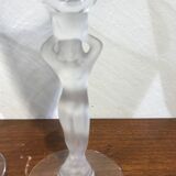 4 crystal champagne flutes from bacchus