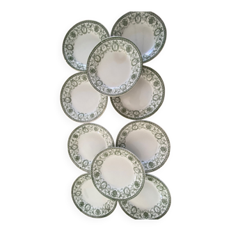Assiettes à dessert St Amand & Hamage