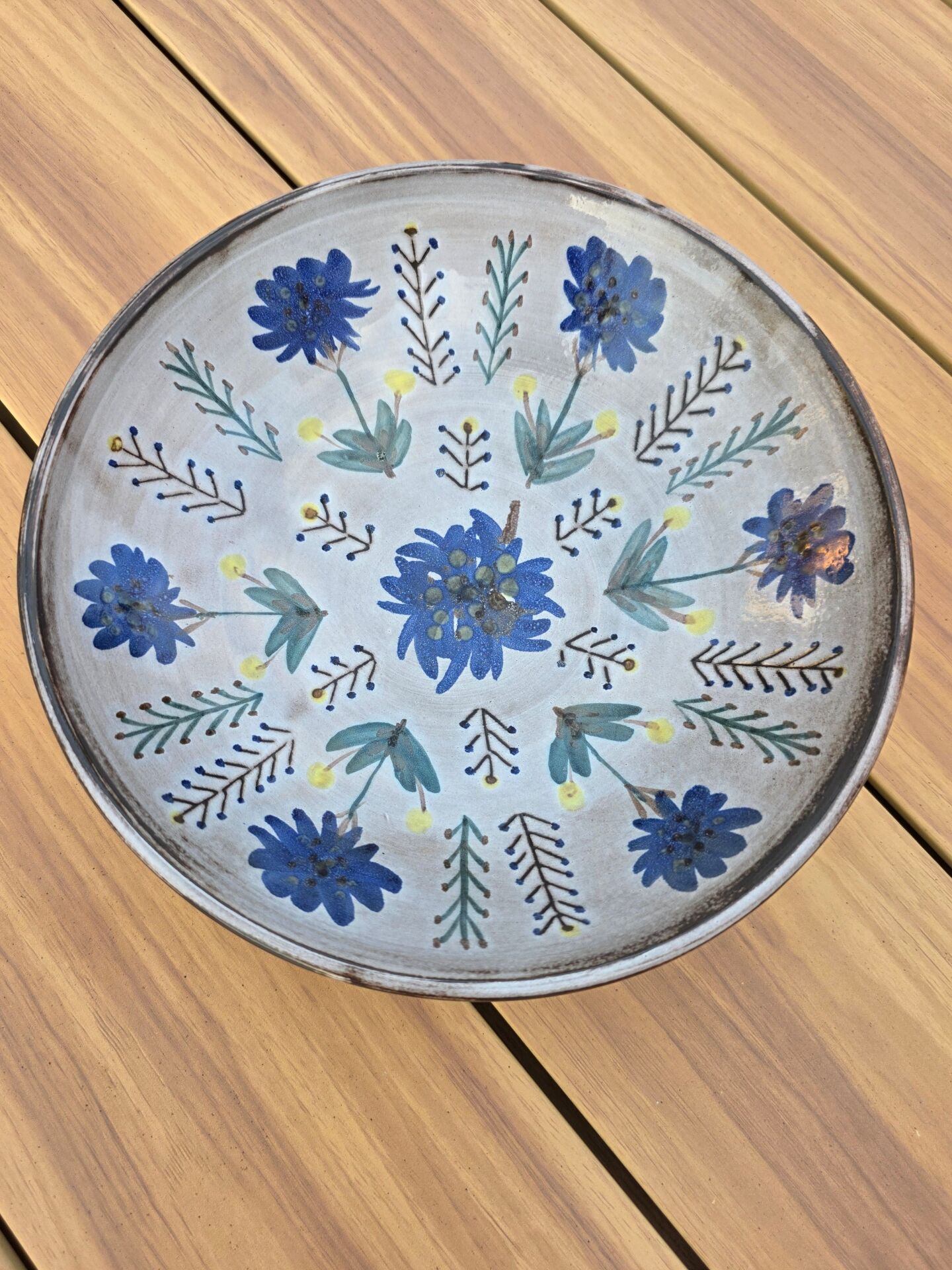 Vintage ceramic deep dish Vallauris – Gérard Hoffman Workshop