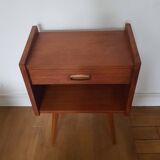 Vintage teak bedside table
