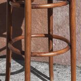 Tabouret de bar en bois courbé (style Thonet)