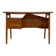 Petite Teak Desk by Gunnar Nielsen for Tibergaarden
