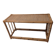 Vintage low bench / sideboard in bamboo and wicker – Boho-Chic style / M