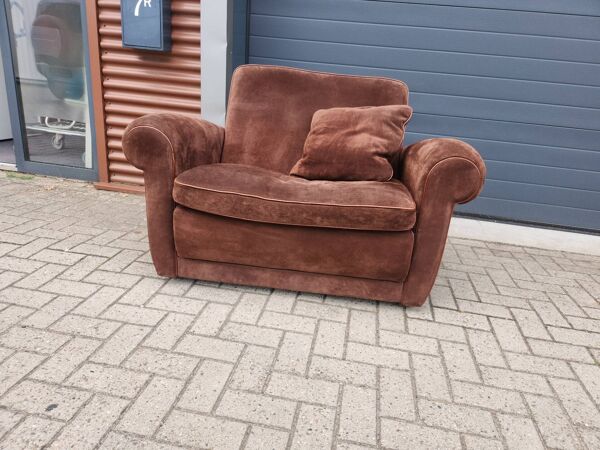 Fauteuil Mickey Extra Baxter en suède