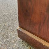 Louis Philippe burr walnut and marble secretary from the 19th century