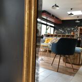 Louis Philippe mirror with gold leaf