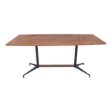 Vintage mahogany table Italian design from the 1960s