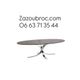 Vintage oval coffee table, 1970.