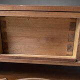 Small antique desk with a tiered design – solid wood – Louis-Philippe style / 19th century