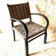Vintage armchair with woven cord and wooden frame, Axel Larsson, circa 1960.