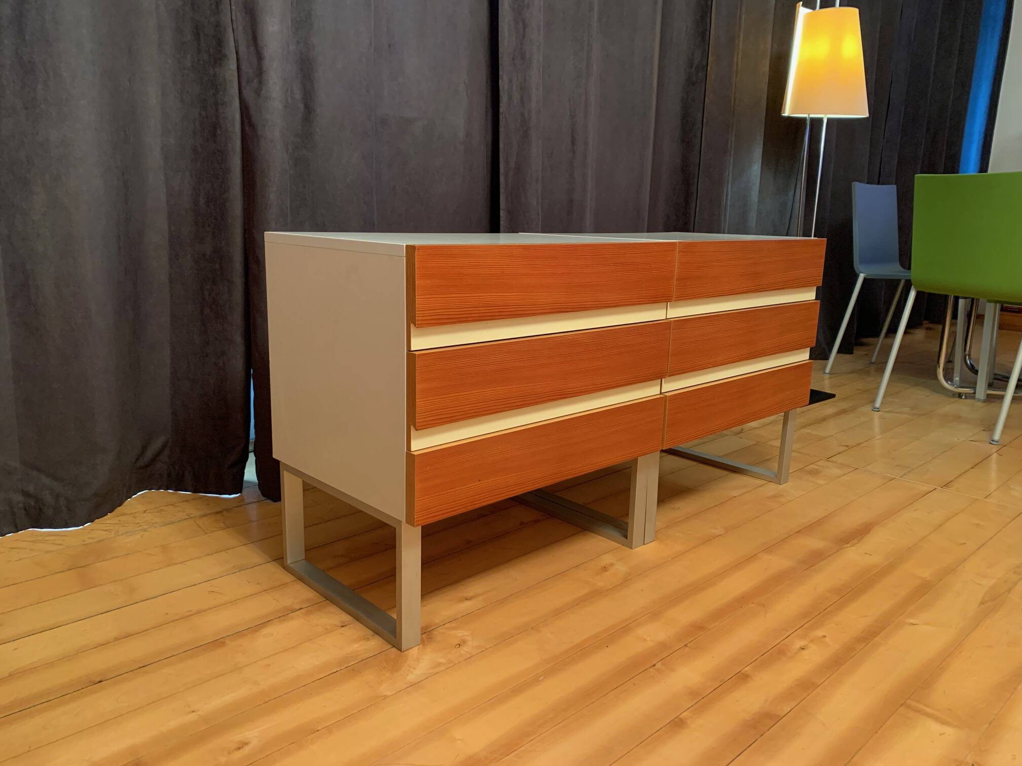 Set of two Interlübke chests of drawers, Germany, 1970s.