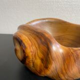 Empty wooden pocket of olivier