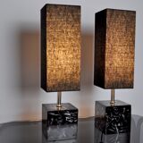 Pair of tarogo table lamps, Japan, 1980