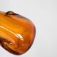 Artistic yellow glass vase from the mid-century, Tarnowiec, Sulczan, Europe, 1970s.