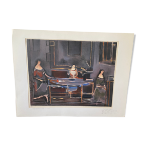 Lithographie originale - alfred