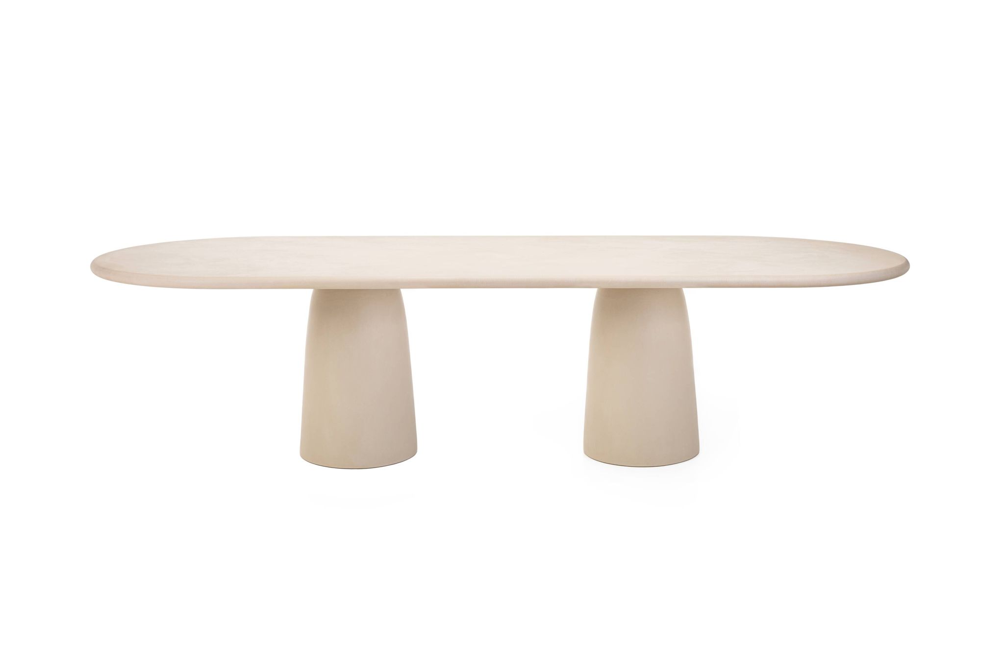 Handmade Contemporary Textured Premium Plaster Dining Table - Customizable