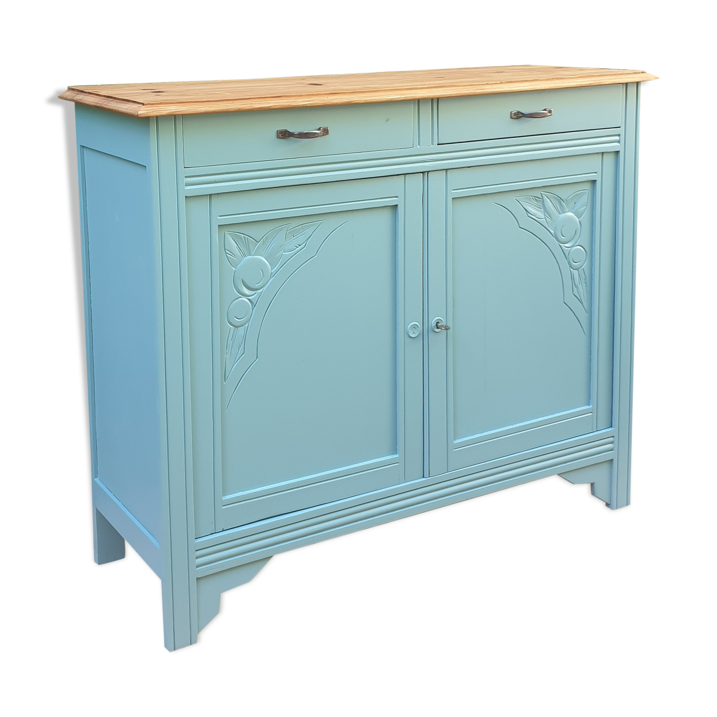 Green art deco buffet