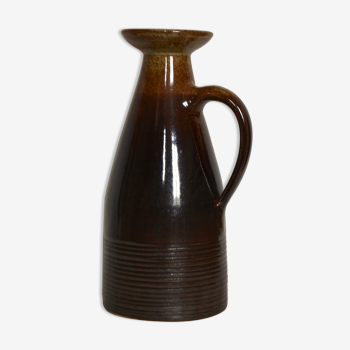 Vintage varnished sandstone pitcher