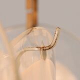 Italian mid-century Murano, Venetian glass disc chandelier by Vistosi