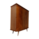 Wardrobe vintage wooden wardrobe compass feet Scandinavian style