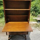 Vintage bamboo bar cabinet