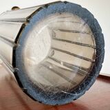 Art Deco amber glass vase