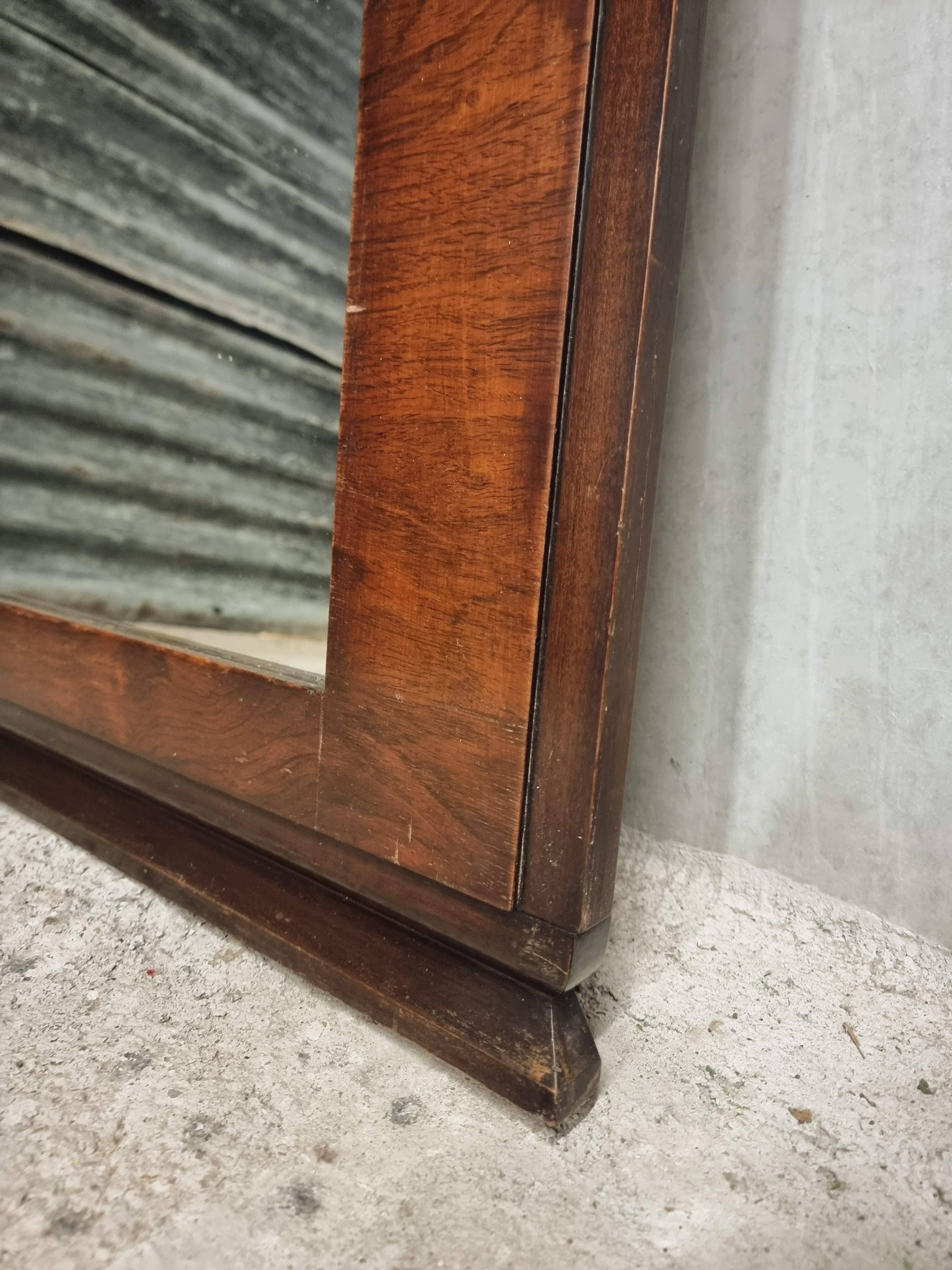 Antique Art Deco mirror 100 x 140 cm 1920