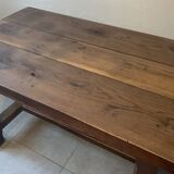 Vintage solid wood farmhouse table.