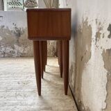 Pair of Scandinavian teak bedside tables