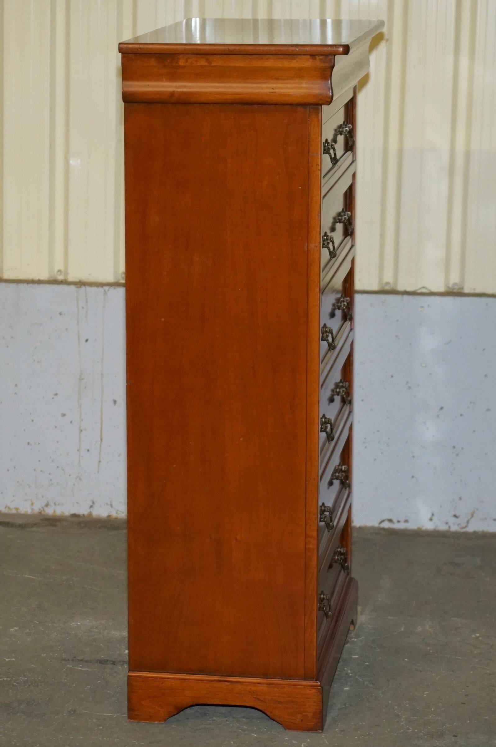 Large tall drawer unit Consorzio Mobili in cherry wood