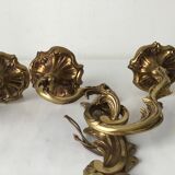 Pair of bronze appliques