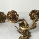 Pair of bronze appliques