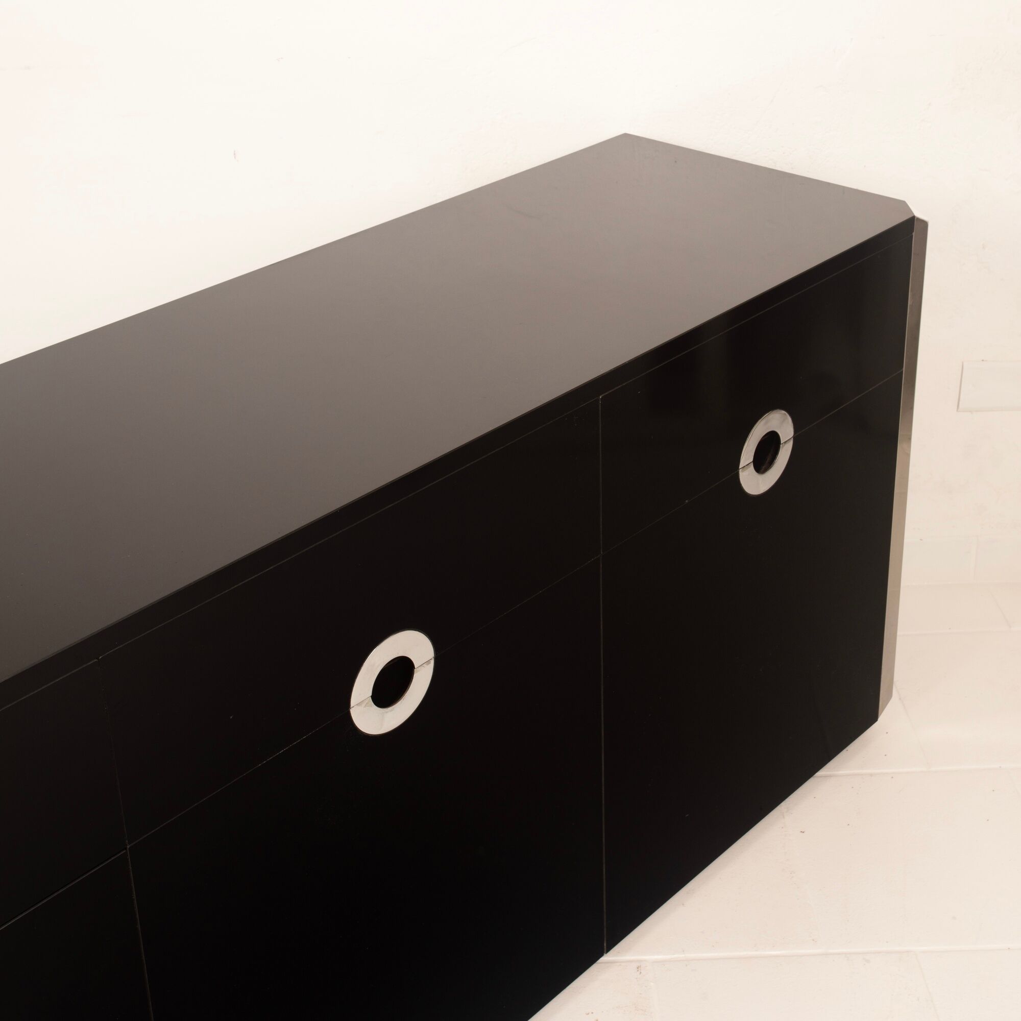 Willy Rizzo Alveo Sideboard for Mario Sabot, Italy 1970