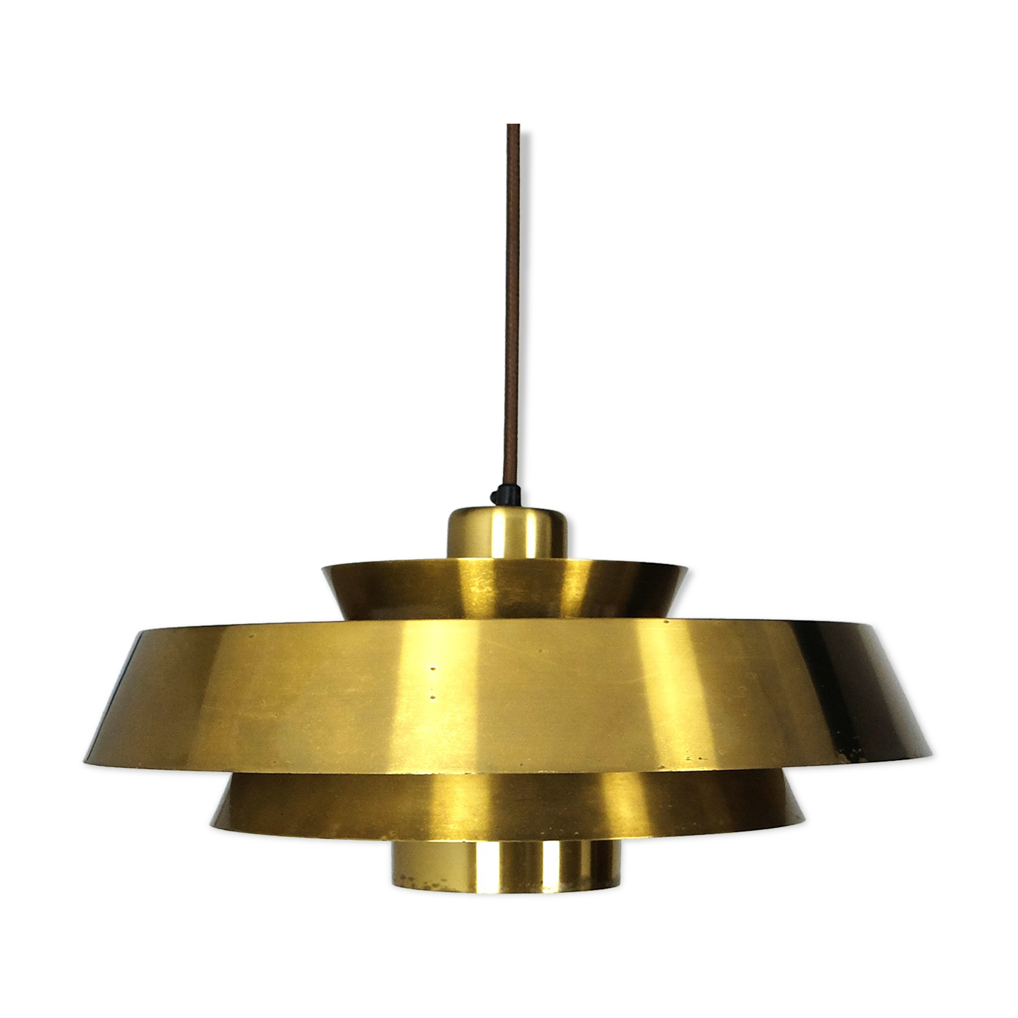 Hanging lamp Nova Brass Jo Hammerborg for Fog & Morup