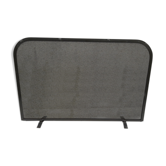 Grey steel fire adorner