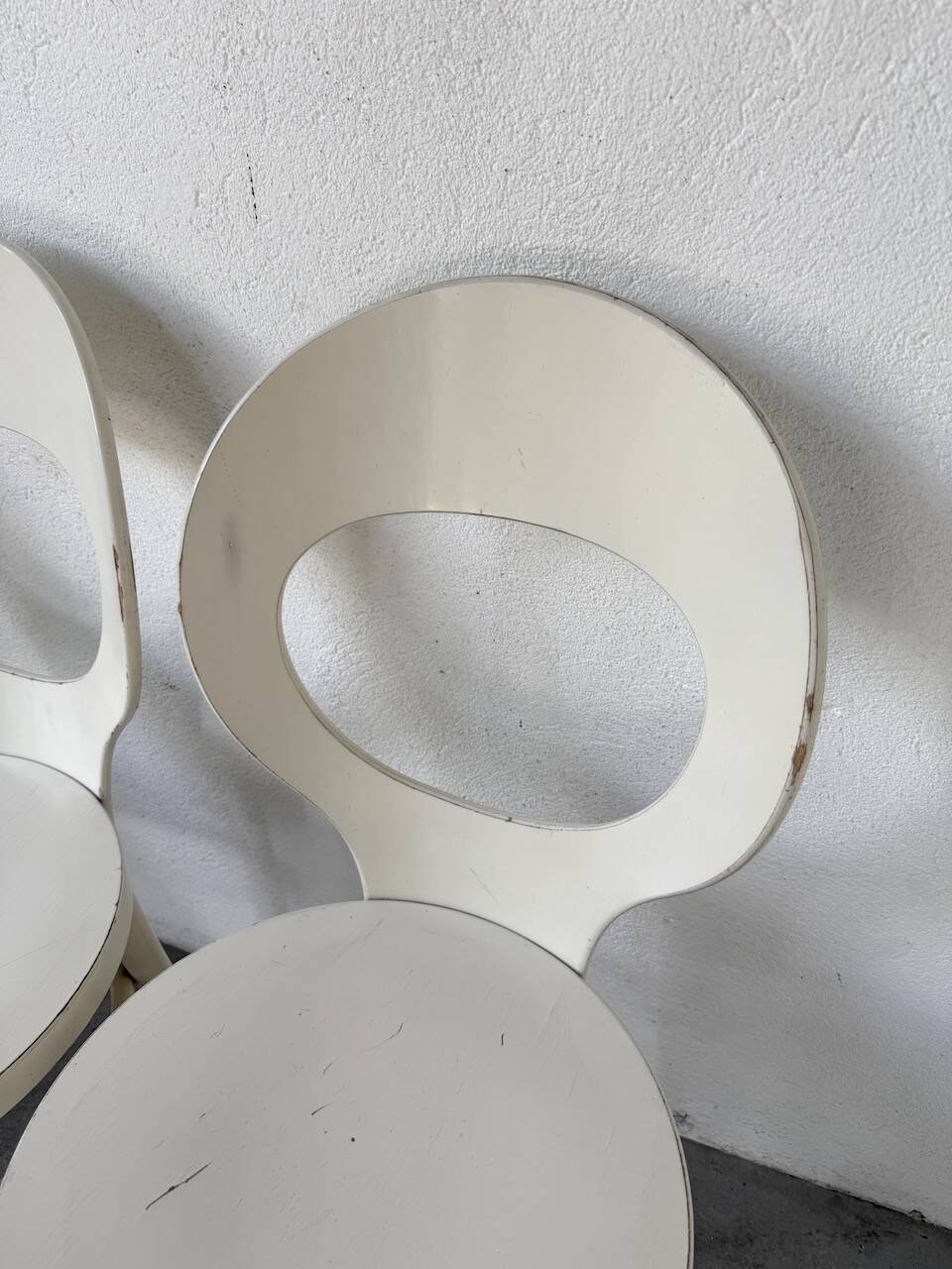 Set of 4 Baumann bistro chairs, Mouette model