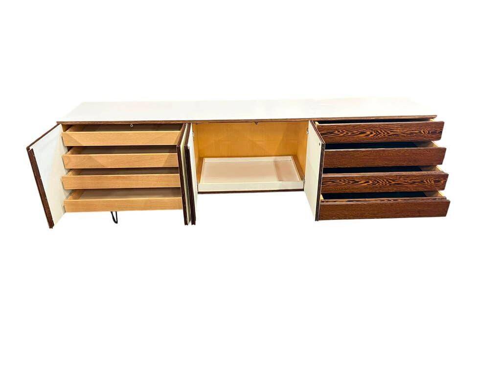 Vintage XL buffet/sofa bed on 'Enro Fabry' hairpin legs.