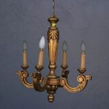 Gloss wood Golden 4 lights