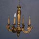 Gloss wood Golden 4 lights