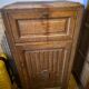 Art Deco radio/gramophone cabinet – solid oak – 1930s-40s