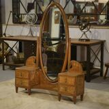 Art Deco full-length mirror by Octave Dupont, 1930s.